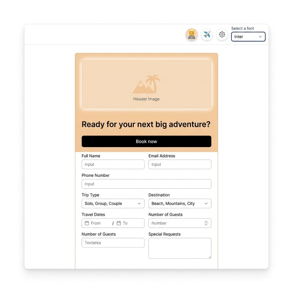 Form builder preview